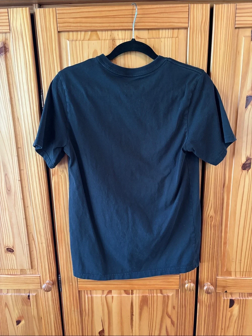 Converse Black Tee with Colorful Coral Graphic